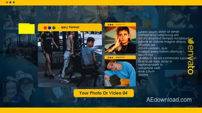 Digital Photo Slideshow Video Displays template preview