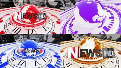 Digital Planet 24 News Intro Openers template preview