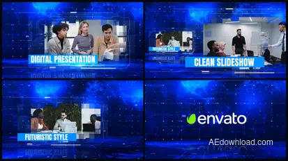 Digital Presentation Video Displays template preview