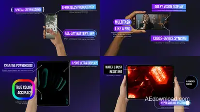 Digital Product Call Out Elements template preview