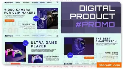 Digital Product Promo Openers template preview