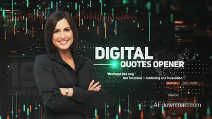 Digital Quotes Opener Openers template preview