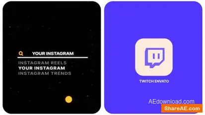 Digital Search Logo Logo Stings template preview