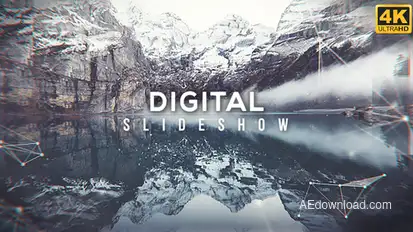 Digital Slides Video Displays template preview