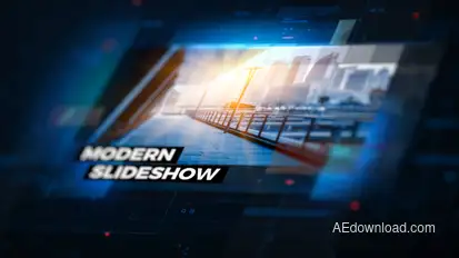 Digital Slideshow Video Displays template preview