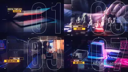 Digital Slideshow Product Promo template preview