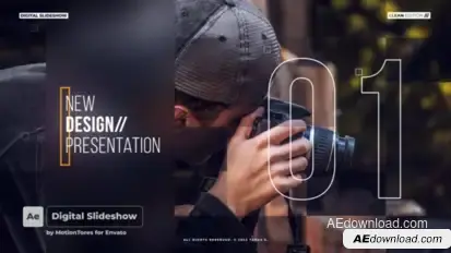 Digital Slideshow  AE Product Promo template preview