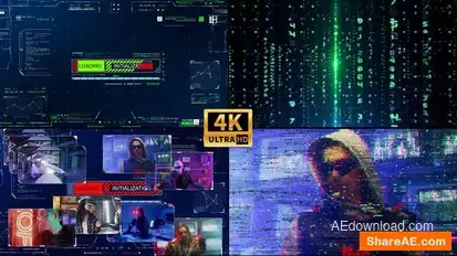 Digital System Intro Openers template preview