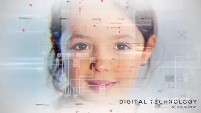 Digital Technology Slideshow Openers template preview