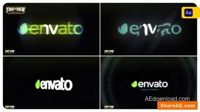 Digital Wave Logo Reveal Logo Stings template preview