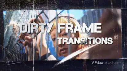 Dirty Frame Transitions Elements template preview