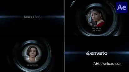 Dirty Lens for After Effects Openers template preview