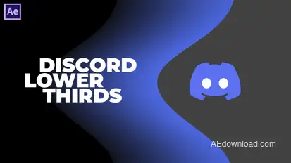 Discord Lower Thirds Titles template preview