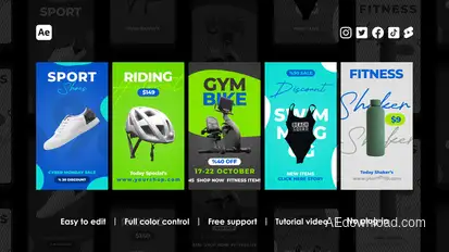 Discount Instagram Reels Product Promo template preview