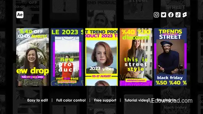 Discount Instagram Stories Product Promo template preview