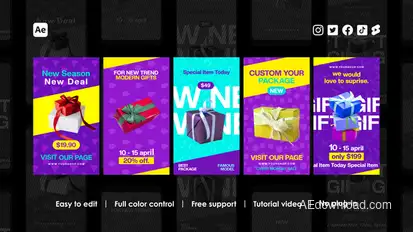 Discount Instagram Stories Product Promo template preview