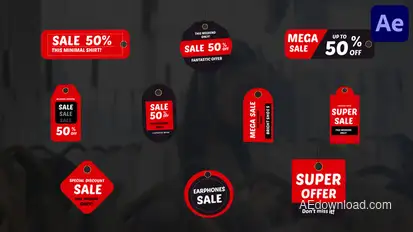 Discount Sale Titles | After Effects Titles template preview