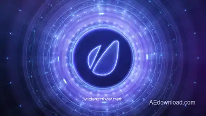 Disk Galaxy Logo Reveal Logo Stings template preview