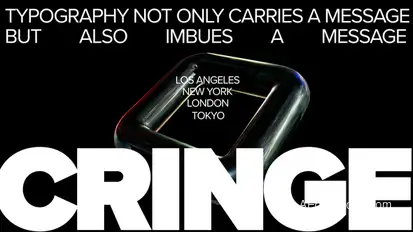 Dispersion Typography Titles template preview