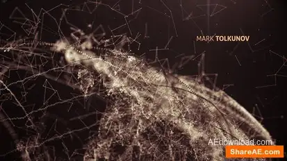 Videohive Distortion Planet Titles template preview