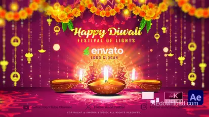 Diwali Lighting Festival Openers template preview