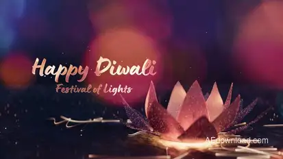 Diwali Titles Festival of Lights Openers template preview