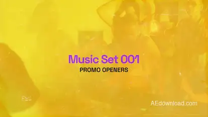 DJ Promo Channel Set Music broadcast-packages template preview