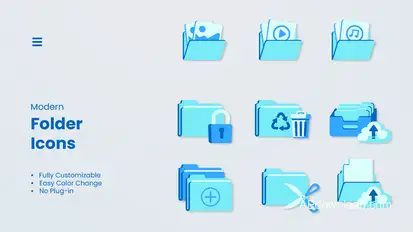 Document & Folder Element Elements template preview