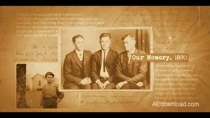 Documentary Historical Slideshow Video Displays template preview