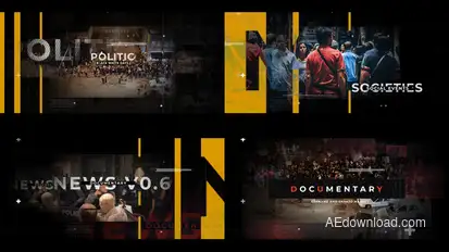 Documentary News Opener broadcast-packages template preview