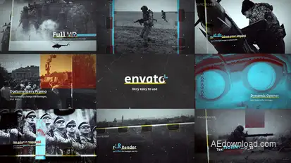 Documentary news Intro Video Displays template preview