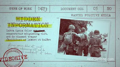 Documentary Photo Slideshow Openers template preview