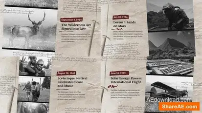 Documentary Slideshow Video Template Openers template preview