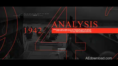 Documentary Timeline Video Displays template preview