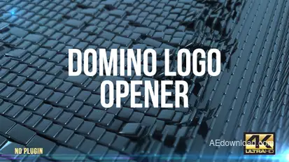Domino Logo Opener Logo Stings template preview