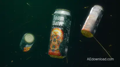 Doom Water Mockup Product Promo template preview