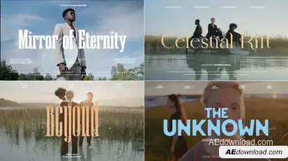 Dramatic Cinematic Titles Titles template preview