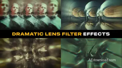 Dramatic Lens Filter Effects | After Effects Elements template preview