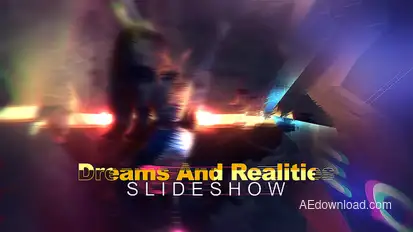 Dreams And Realities Slideshow Video Displays template preview