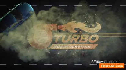 Drift Car Race | Automotive Fast Speed Logo Intro 2 Openers template preview