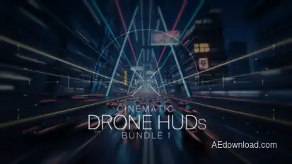 Drone Hud UIs - Bundle 1 Infographics template preview