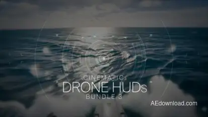 Drone Hud UIs - Bundle 3 Infographics template preview