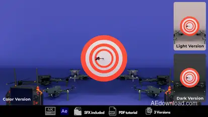 Drone Professional Logo Stings template preview