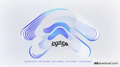 Drop Logo Reveal Logo Stings template preview