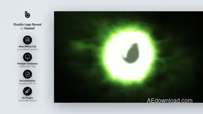 Duality Logo Reveal Logo Stings template preview