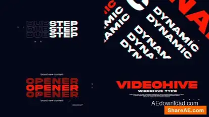 Dubstep Intro Openers template preview