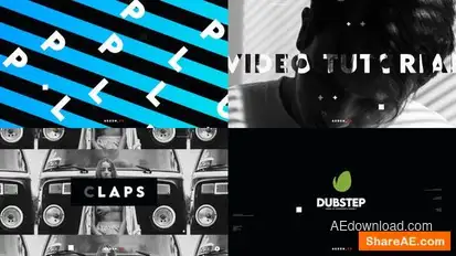 Dubstep Logo Openers template preview