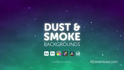 Dust & Smoke Backgrounds Elements template preview