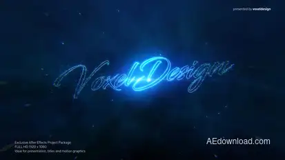 DUST Logo Reveal Logo Stings template preview