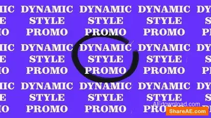 Videohive DynamД±c Style Promo Openers template preview